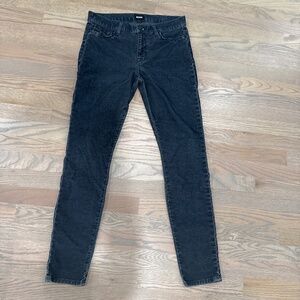 Hudson corduroy jeans size 28.  Dark gray/black.